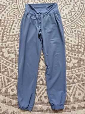 ATHLETA City be True Jogger Pants 12T Womens Gray Pull On Drawstring Lightweight